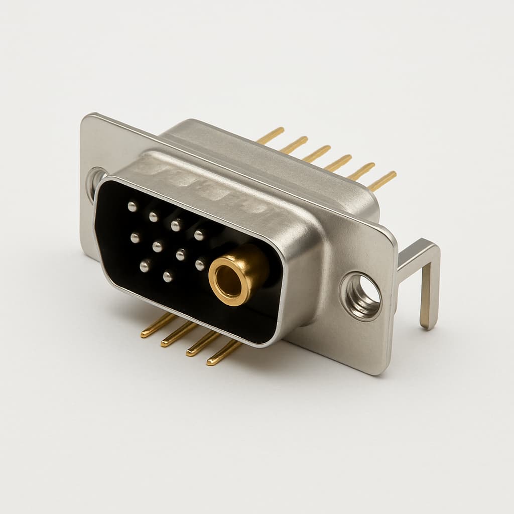 Molex / FCT 1731070284 (FM11W1P5-1002) D-Sub Plug — illustrative AI-generated image