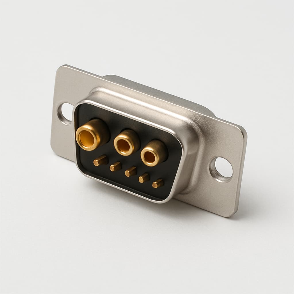 Molex / FCT 1731070405 D-Sub Plug 13W3 — illustrative AI-generated image