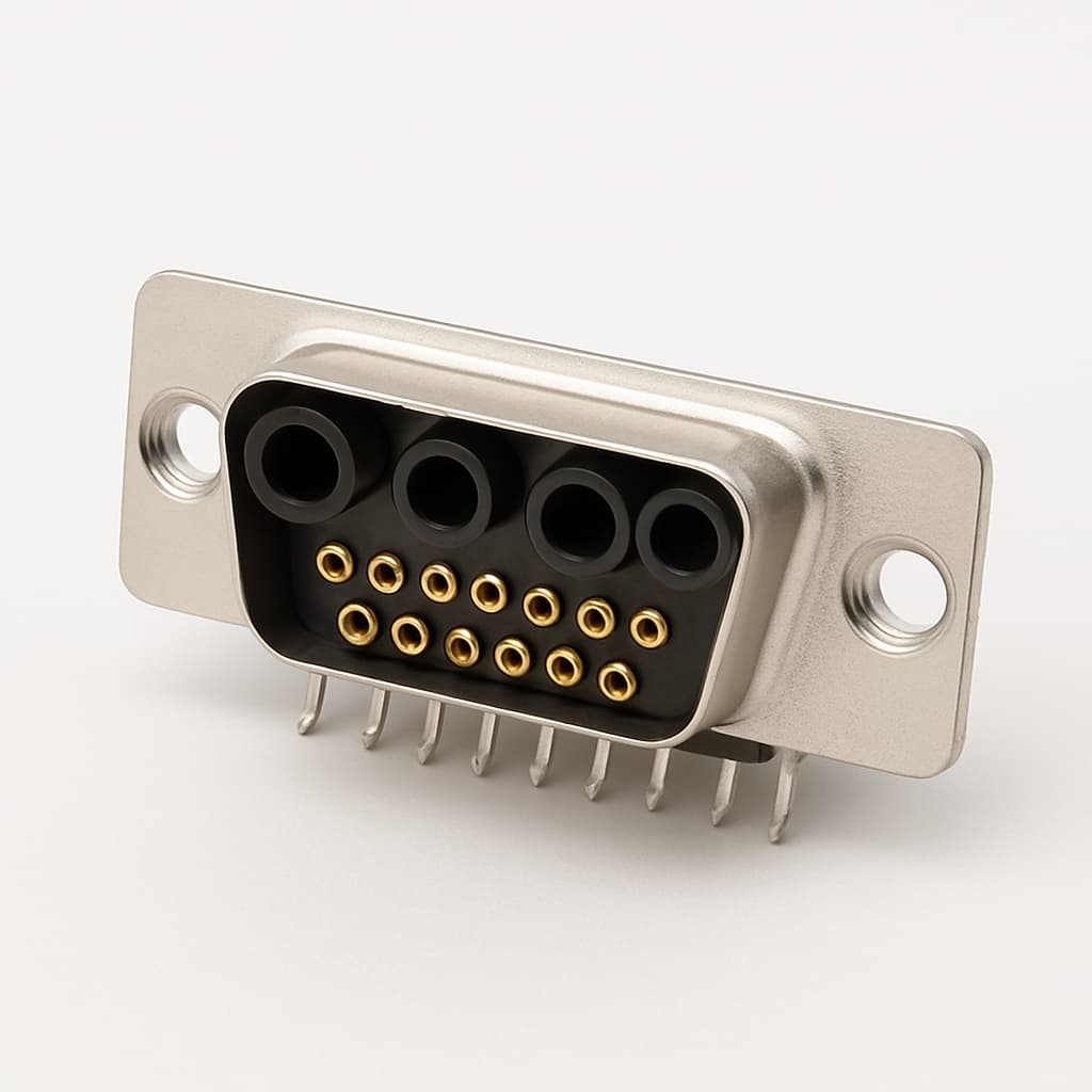Molex / FCT 1731070324 (FM13W3S5-1002) D-SUB Receptacle — illustrative AI-generated image