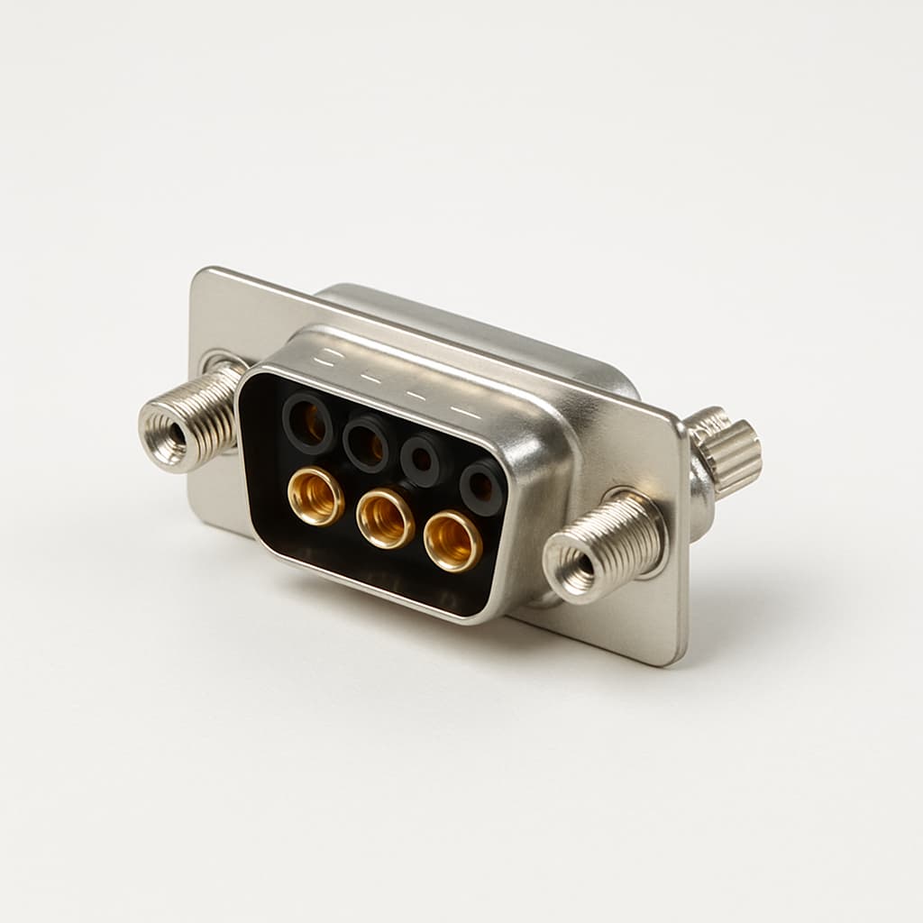 Molex / FCT 1731070512 (FM13W6P1-1328) D-Sub Plug 13W6 — illustrative AI-generated image