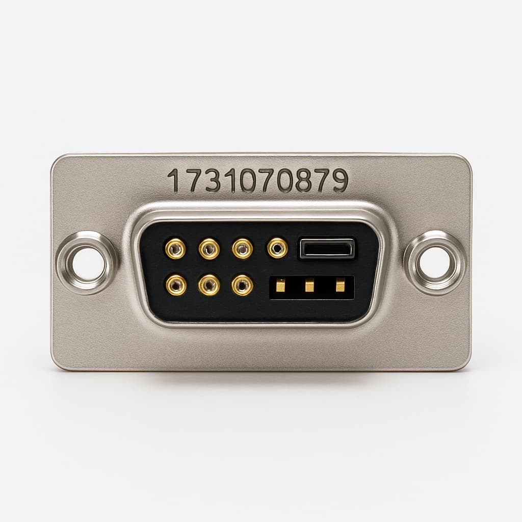 Molex / FCT 1731070879 (FM13W6P5-1612) — illustrative AI-generated image