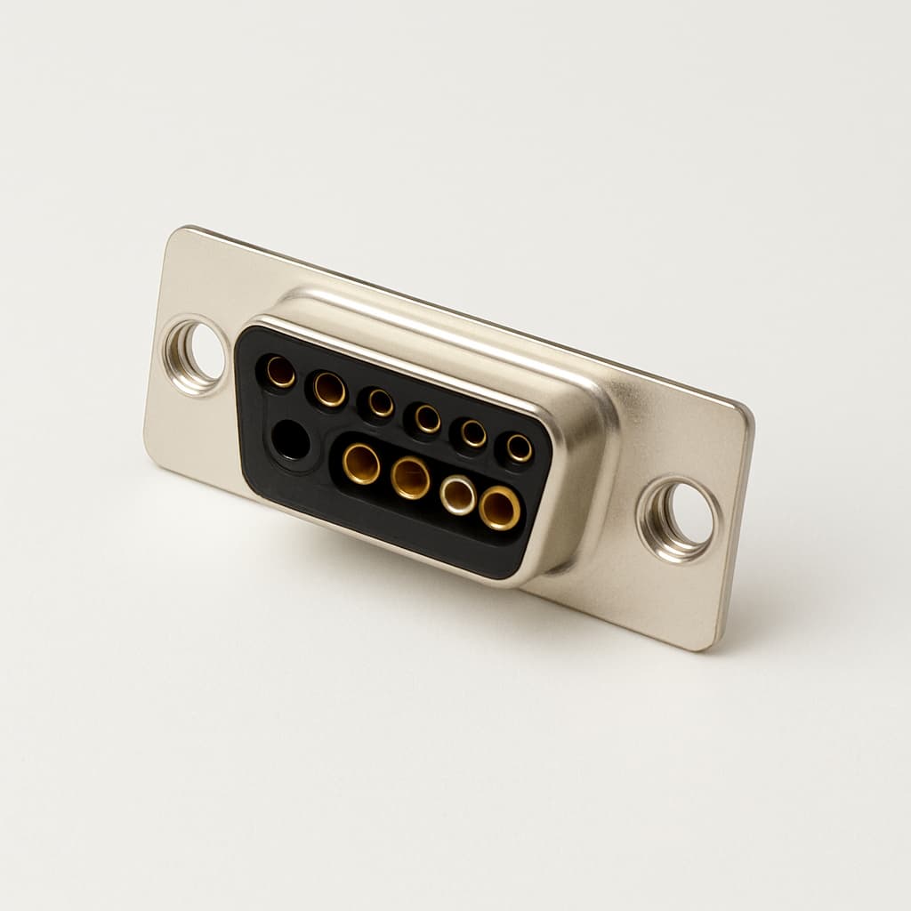 Molex / FCT 1731070328 (FM13W6S12-5726) D-Sub Receptacle — illustrative AI-generated image