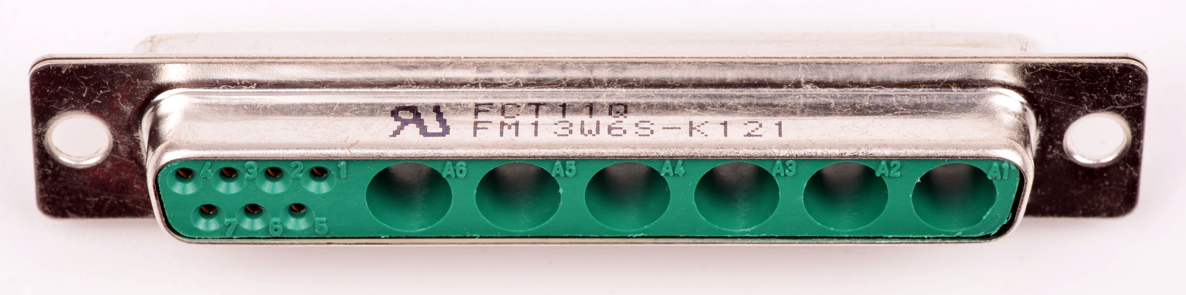 Molex / FCT 1727040016 (FM13W6SA-K121) D-SUB Receptacle