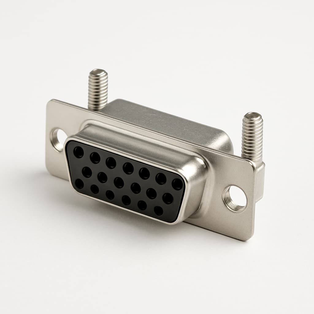 Molex / FCT 1731091722 (FM15S1-1276) D-SUB Connector — illustrative AI-generated image