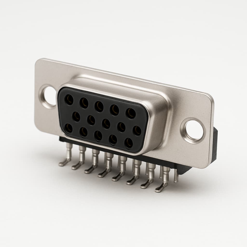 Molex / FCT 1731090316 (FM15S5-1501) D-SUB Receptacle — illustrative AI-generated image