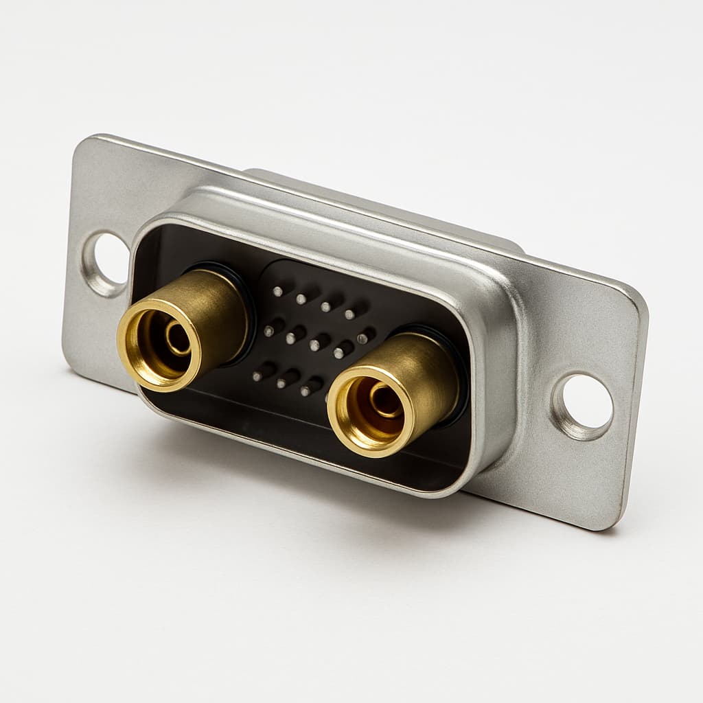 Molex / FCT 1731070479 (FM17W2P) D-Sub Plug 17W2 — illustrative AI-generated image