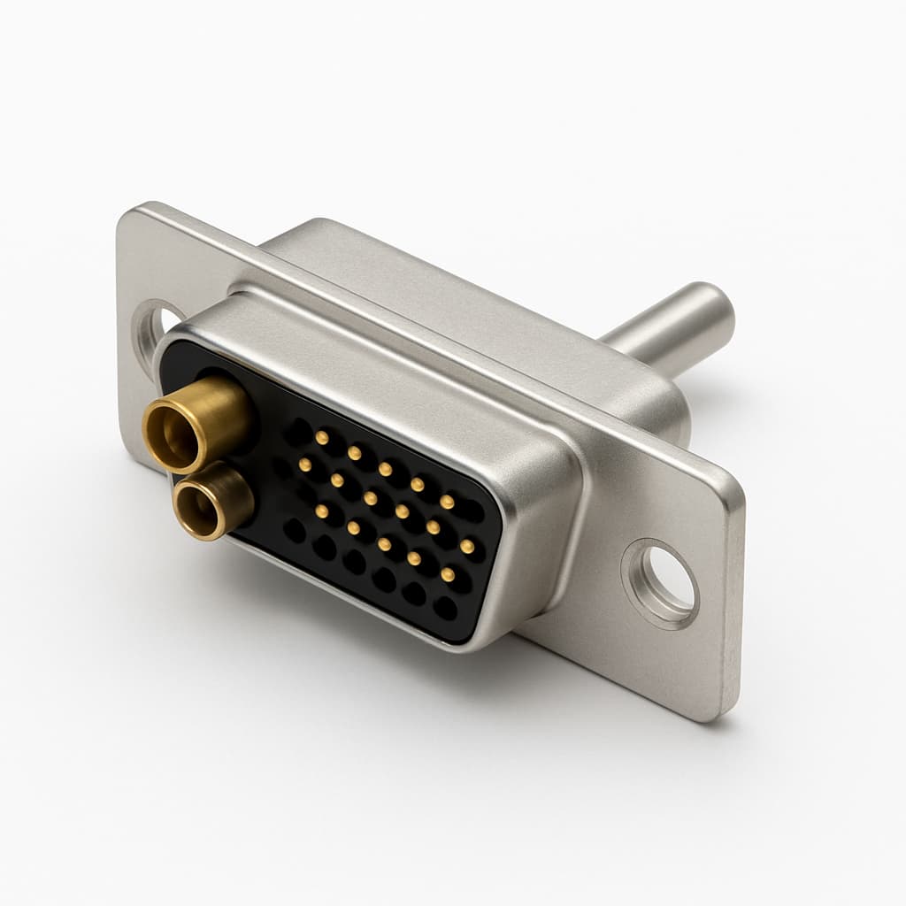 Molex / FCT 1731071273 17W2 Plug with Guide Pin — illustrative AI-generated image