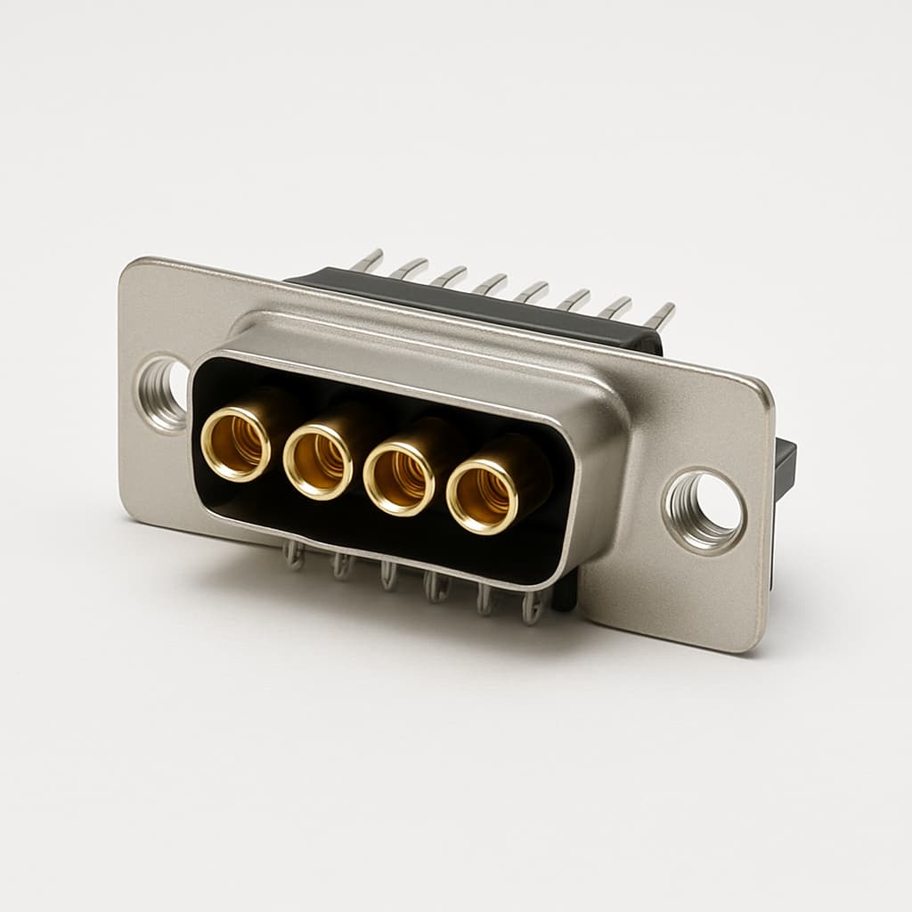 Molex / FCT 1731070339 (FM21WA4S5) D-SUB Receptacle 21WA4 — illustrative AI-generated image