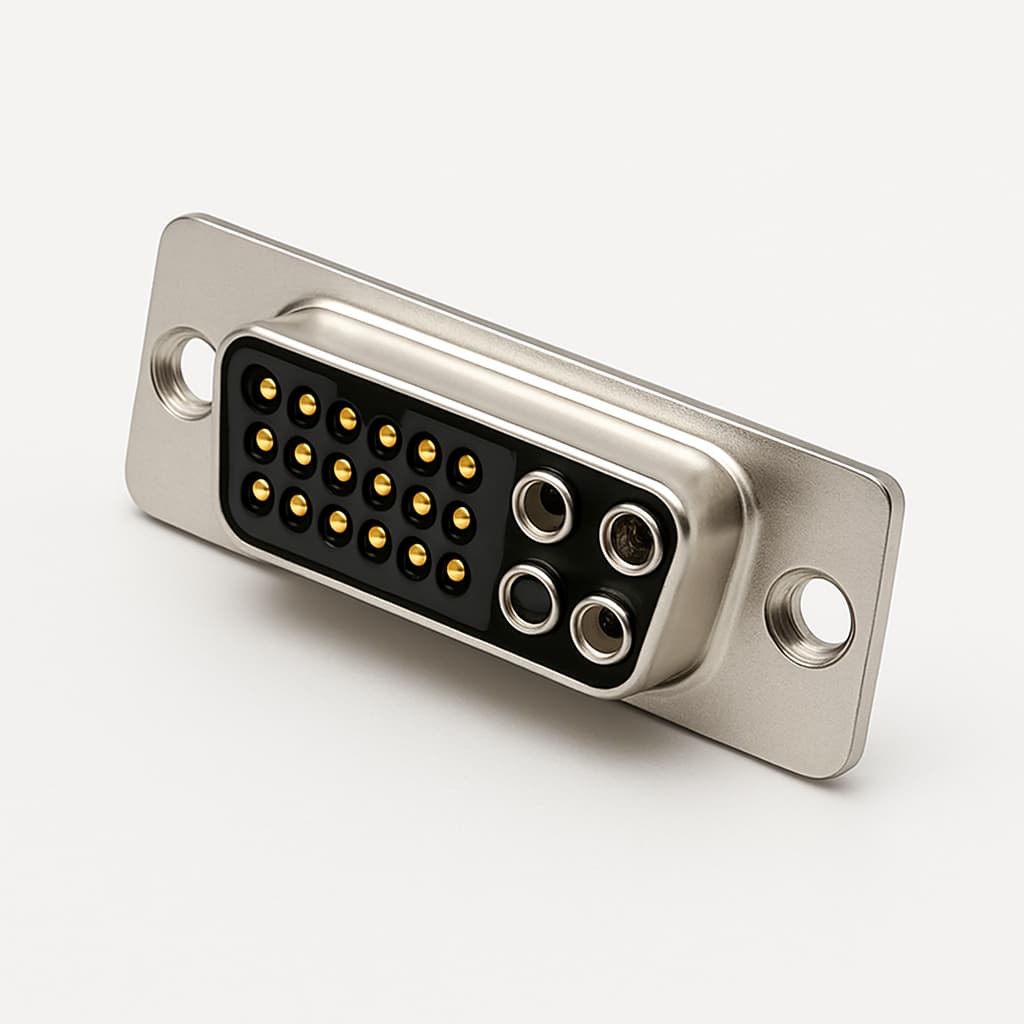 Molex / FCT 1731071277 (FM24W7SA-4335) ML SDR Receptacle 24W7 — illustrative AI-generated image