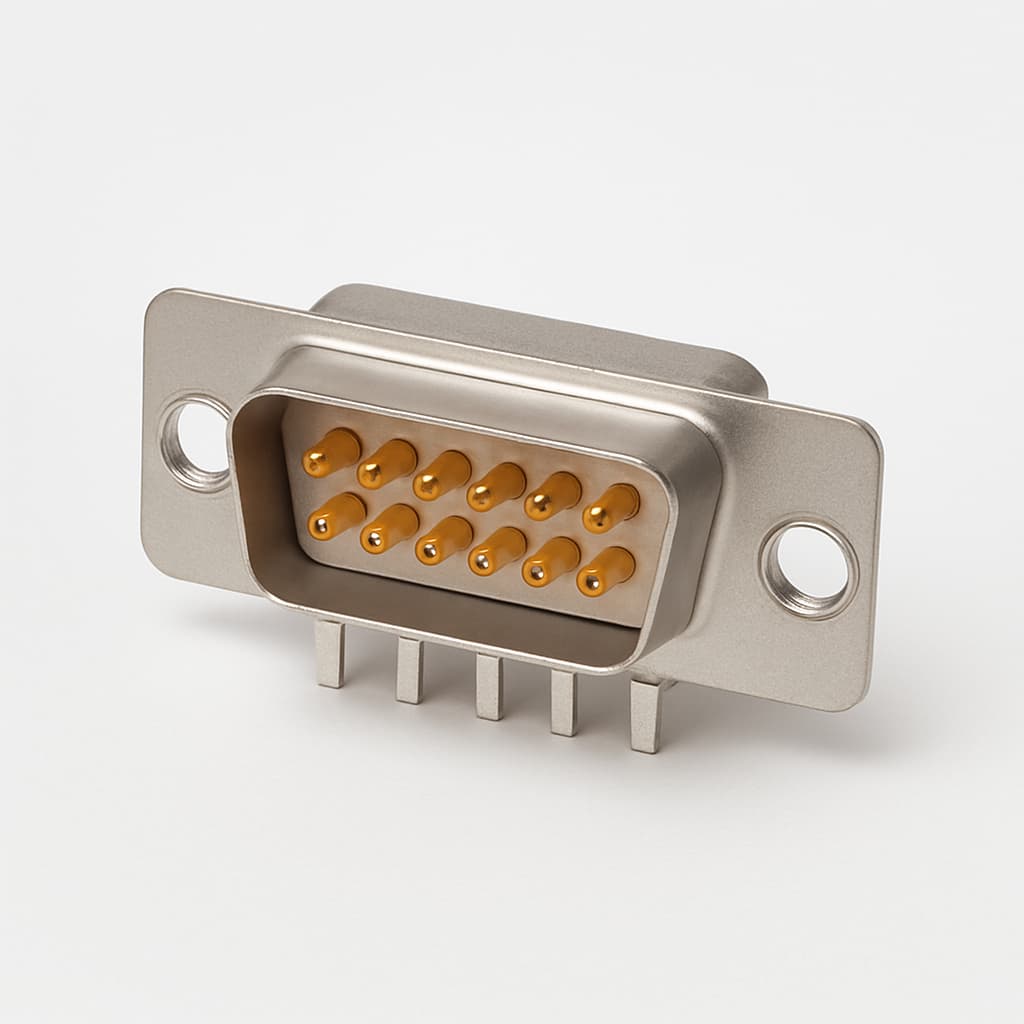 Molex / FCT 1731070352 (FM36W4P1-2462) D-SUB PC Plug — illustrative AI-generated image