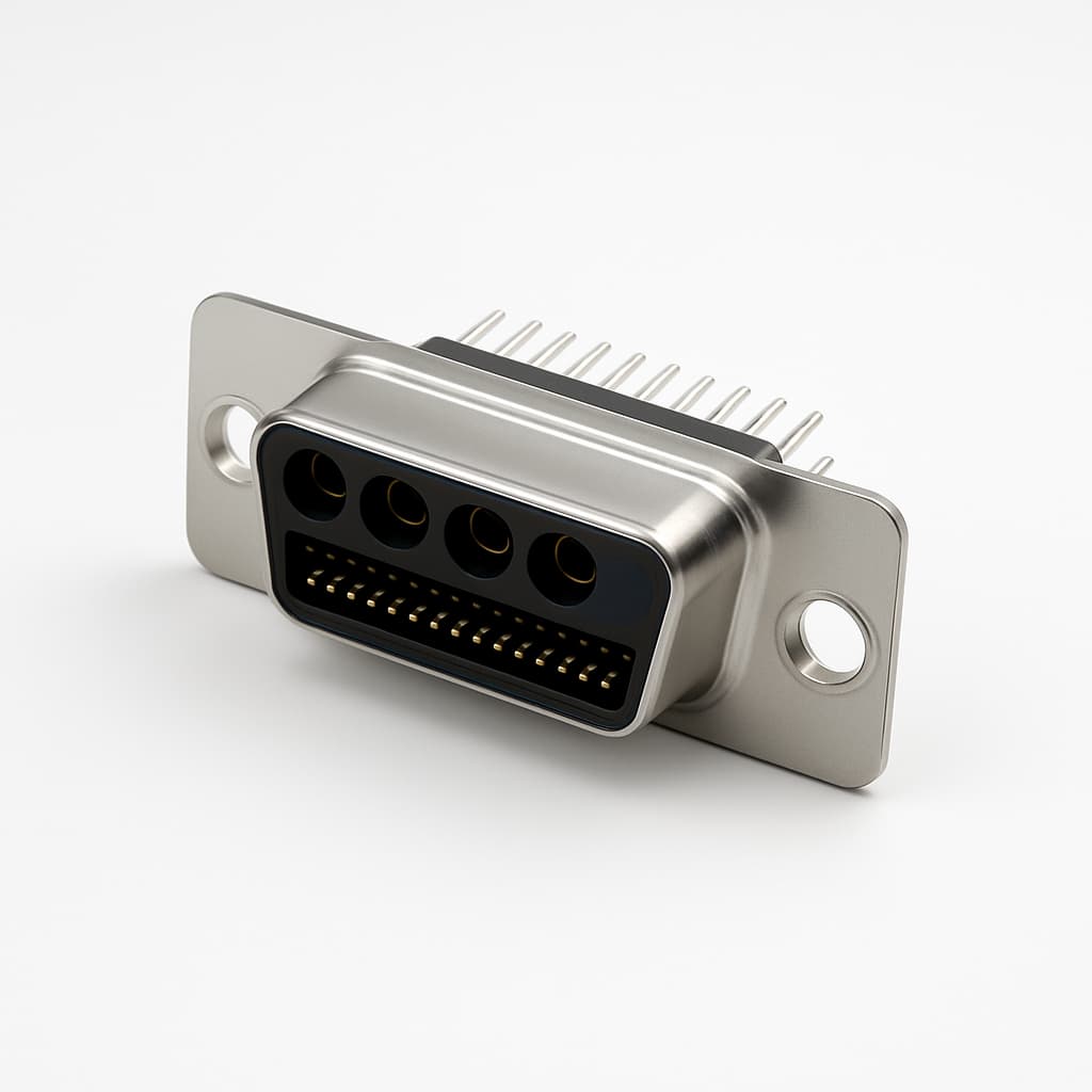 Molex / FCT 1731070633 (FM36W4S1-4998) D-Sub PC Receptacle 36W4 — illustrative AI-generated image