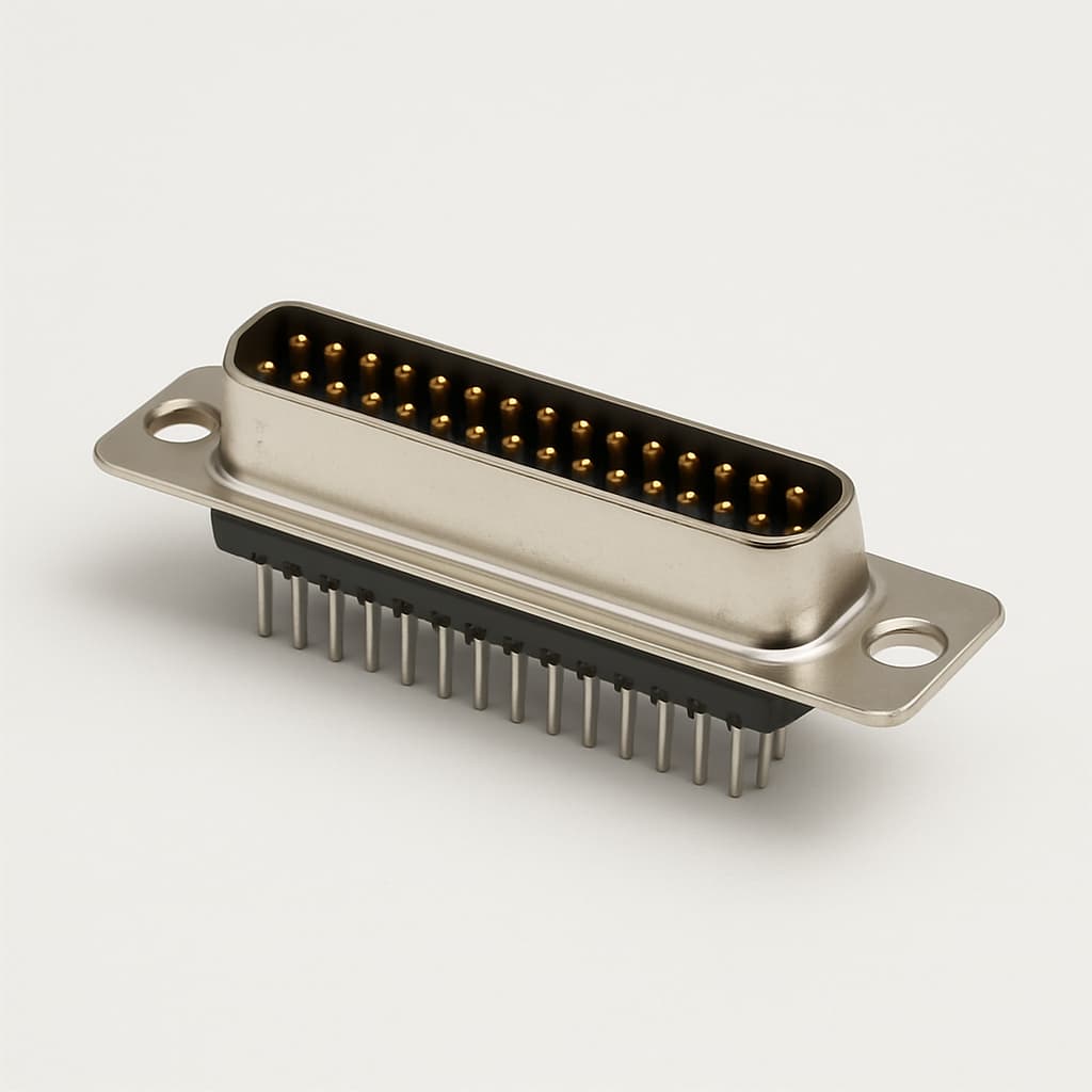 Molex / FCT 1731090505 (FM37P1-1212) D-Sub Plug — illustrative AI-generated image