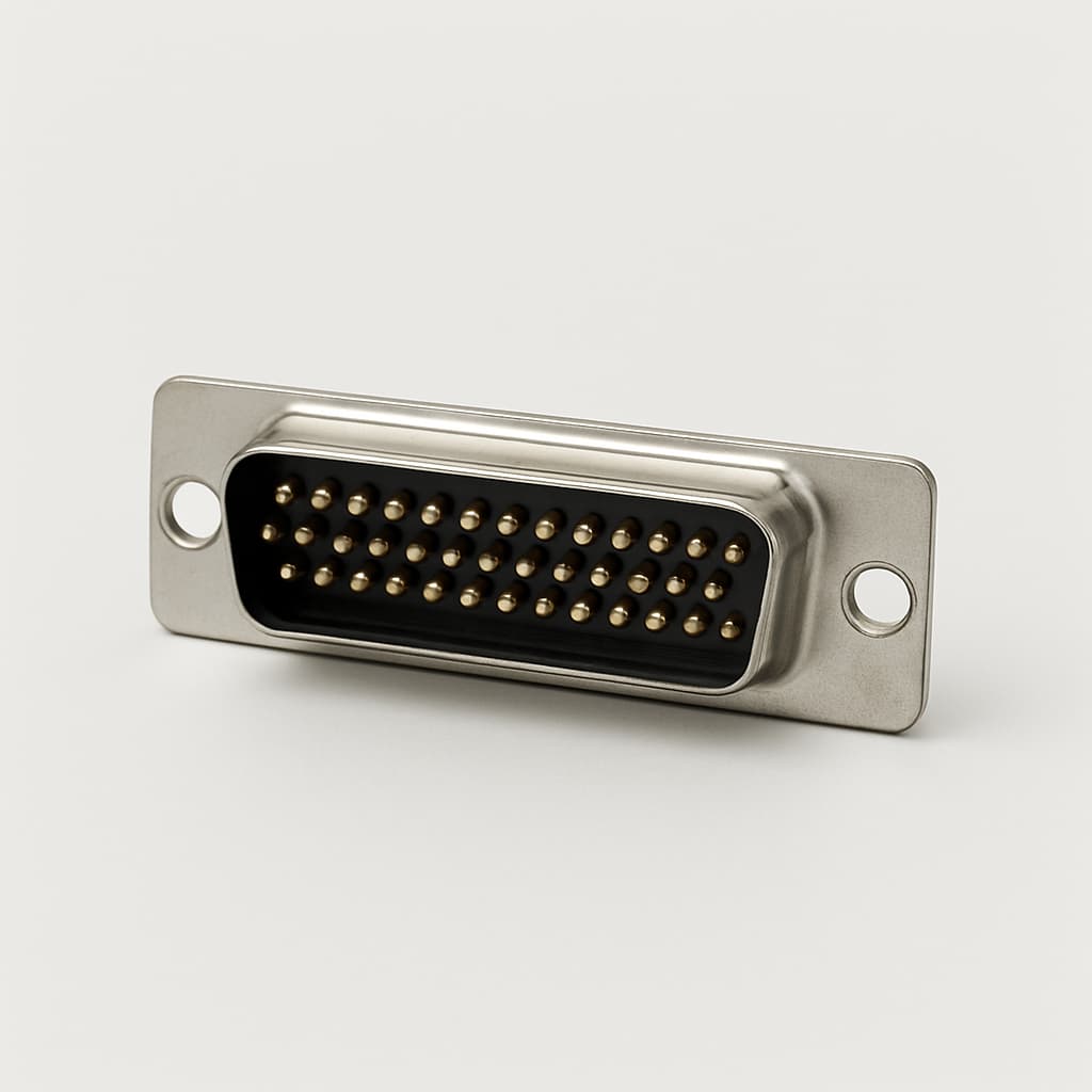 Molex / FCT 1731091754 (FM37P1-1276) D-SUB — illustrative AI-generated image