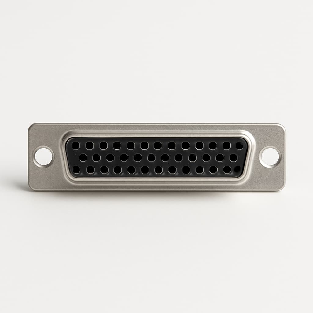 Molex / FCT 1731090512 (FM37S1-1209) D-Sub Receptacle — illustrative AI-generated image