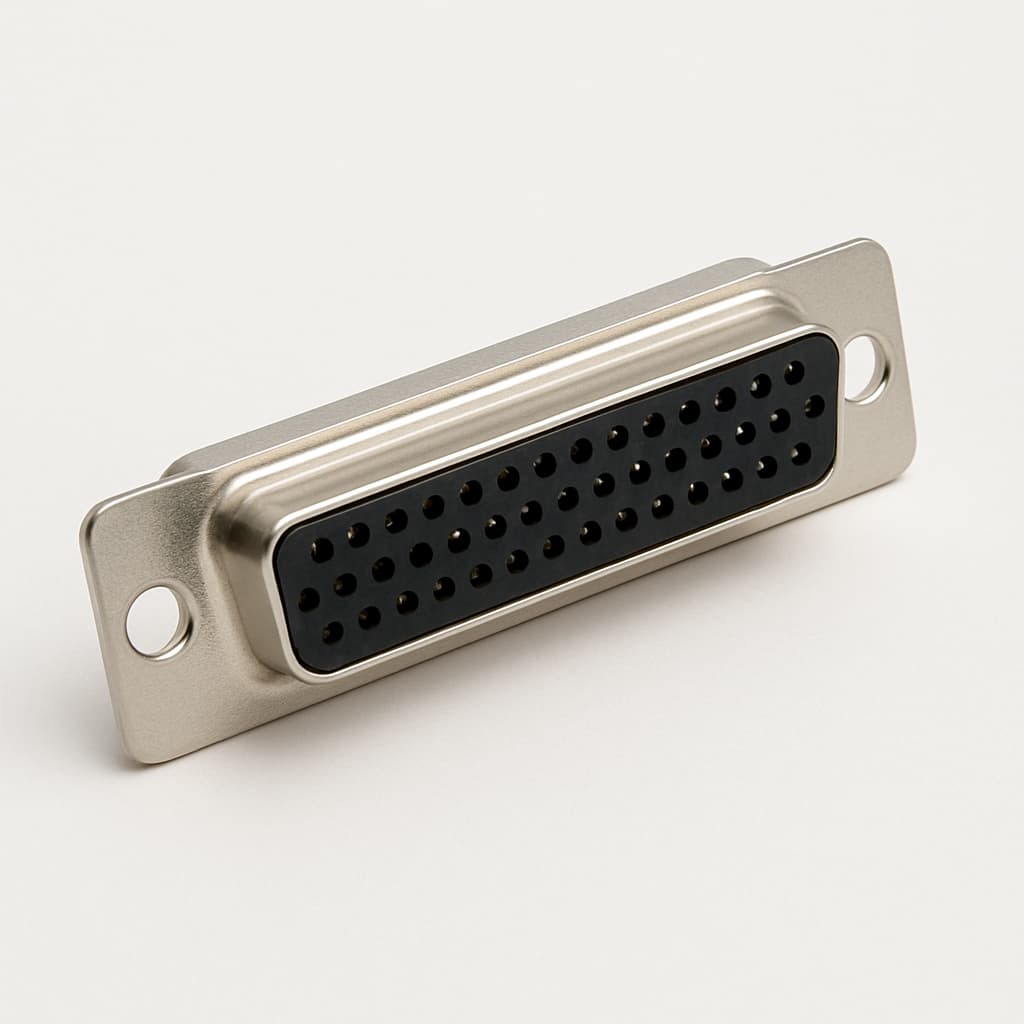 Molex / FCT 1731090509 (FM37S1-1212) D-Sub Receptacle — illustrative AI-generated image