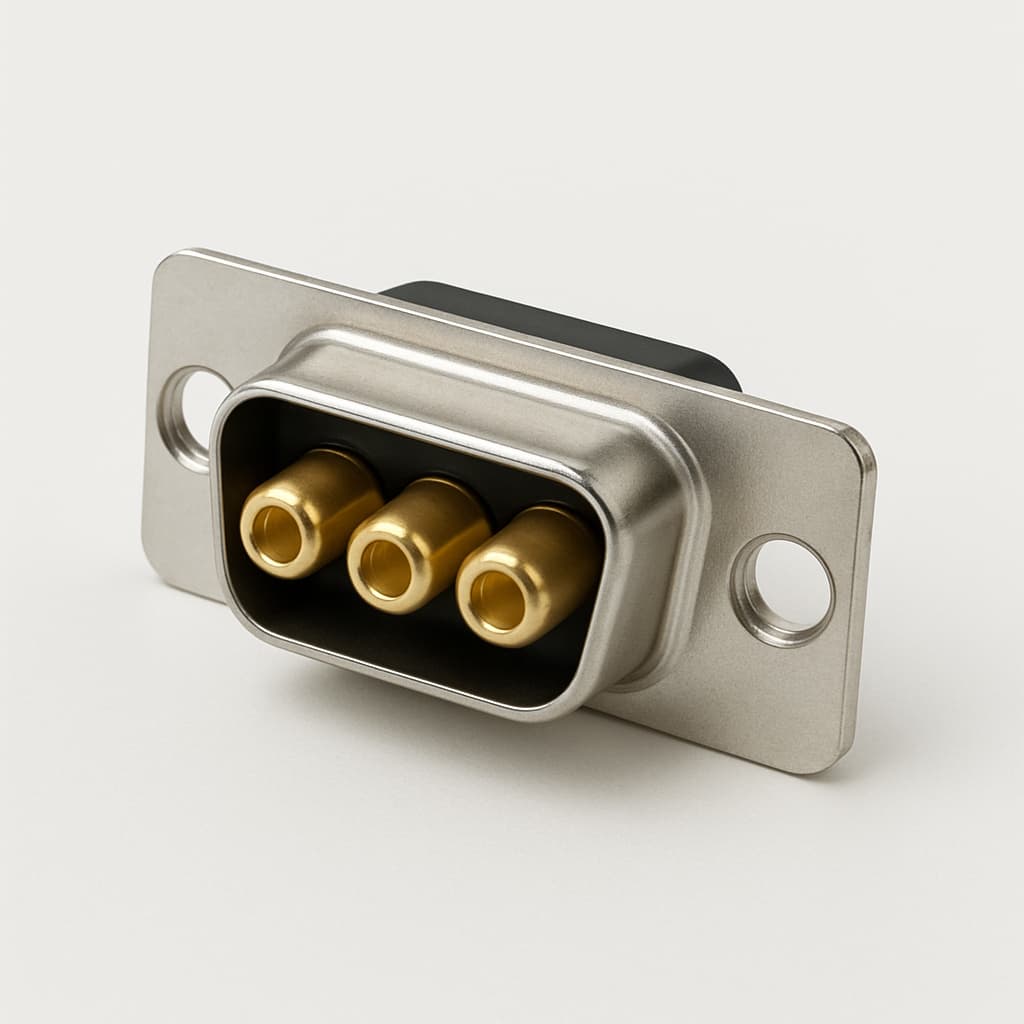 Molex / FCT 1731070272 (FM3W3P-0220) D-Sub Plug 3W3 — illustrative AI-generated image