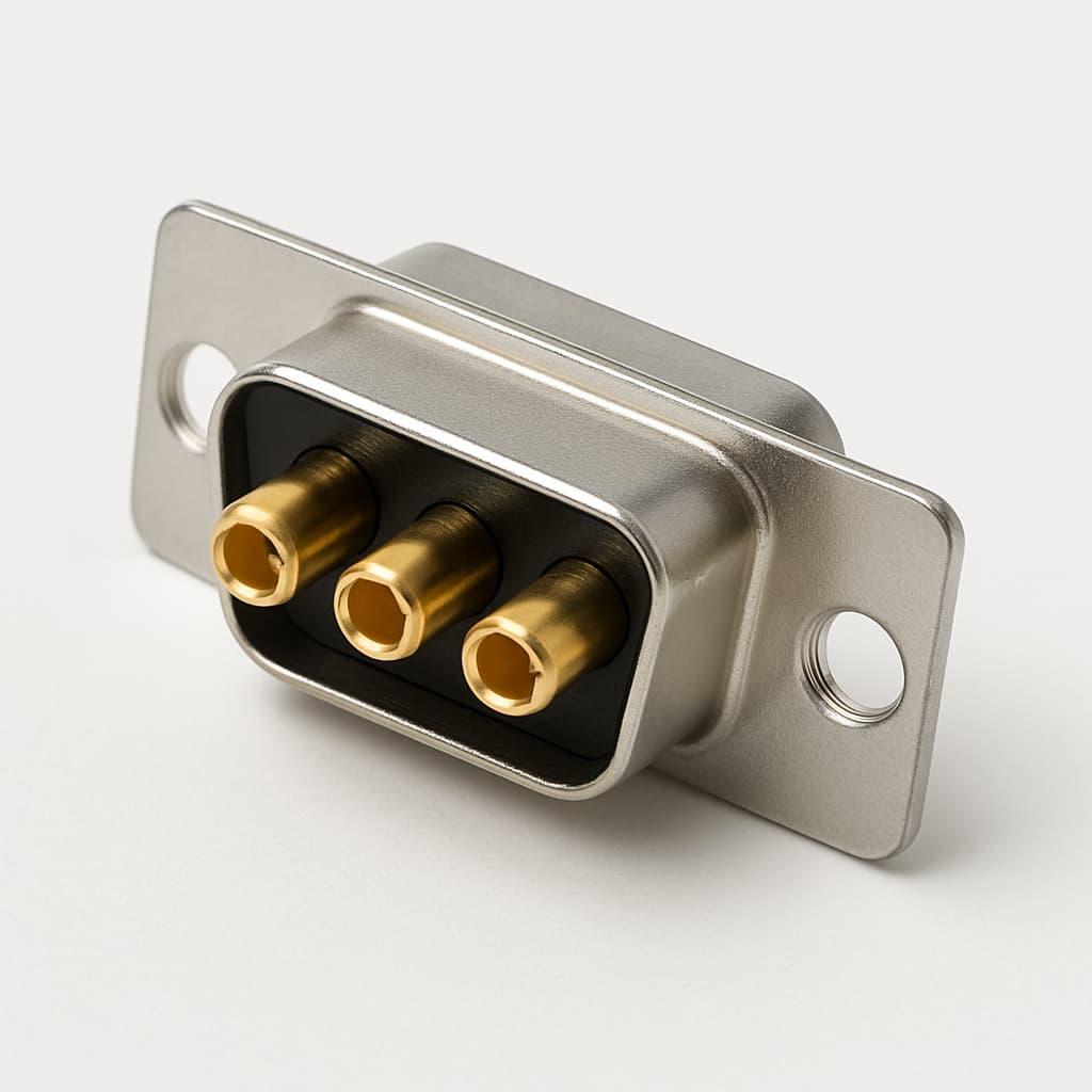 Molex / FCT 1731070670 (FM3W3P-1447) D-Sub Plug 3W3 — illustrative AI-generated image