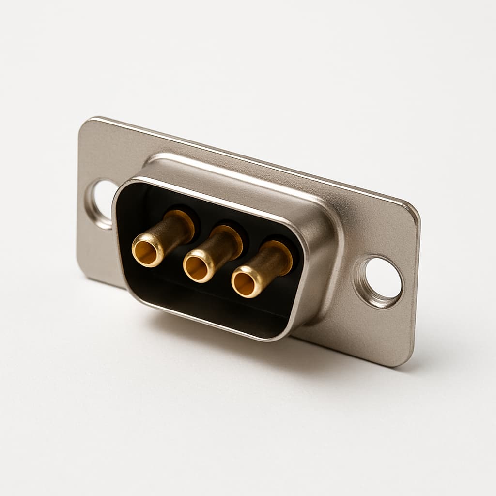 Molex / FCT 1731070671 (FM3W3P-3924) D-Sub Plug 3W3 — illustrative AI-generated image