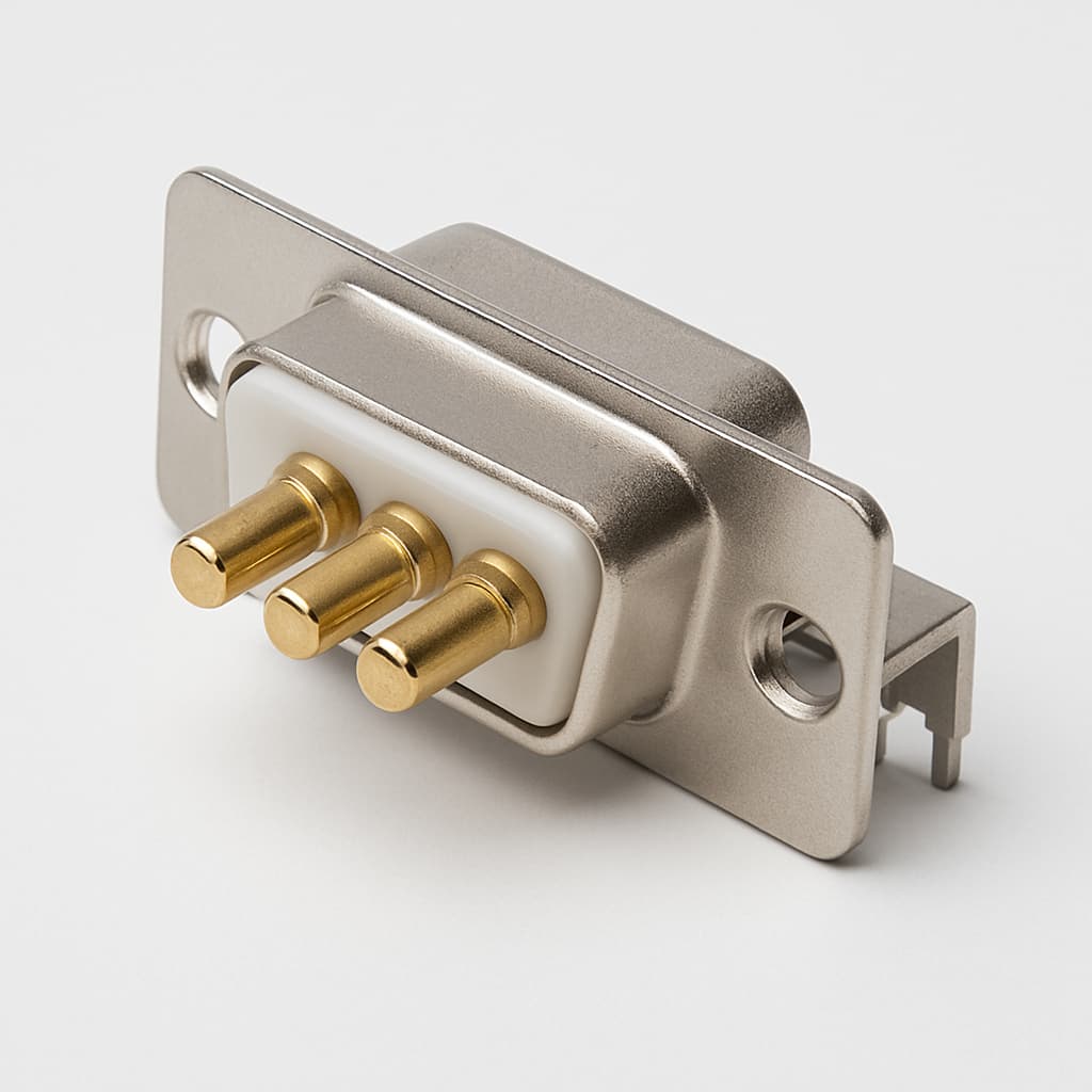 Molex / FCT 1731070654 (FM3W3P-5472) ML D-Sub Plug — illustrative AI-generated image