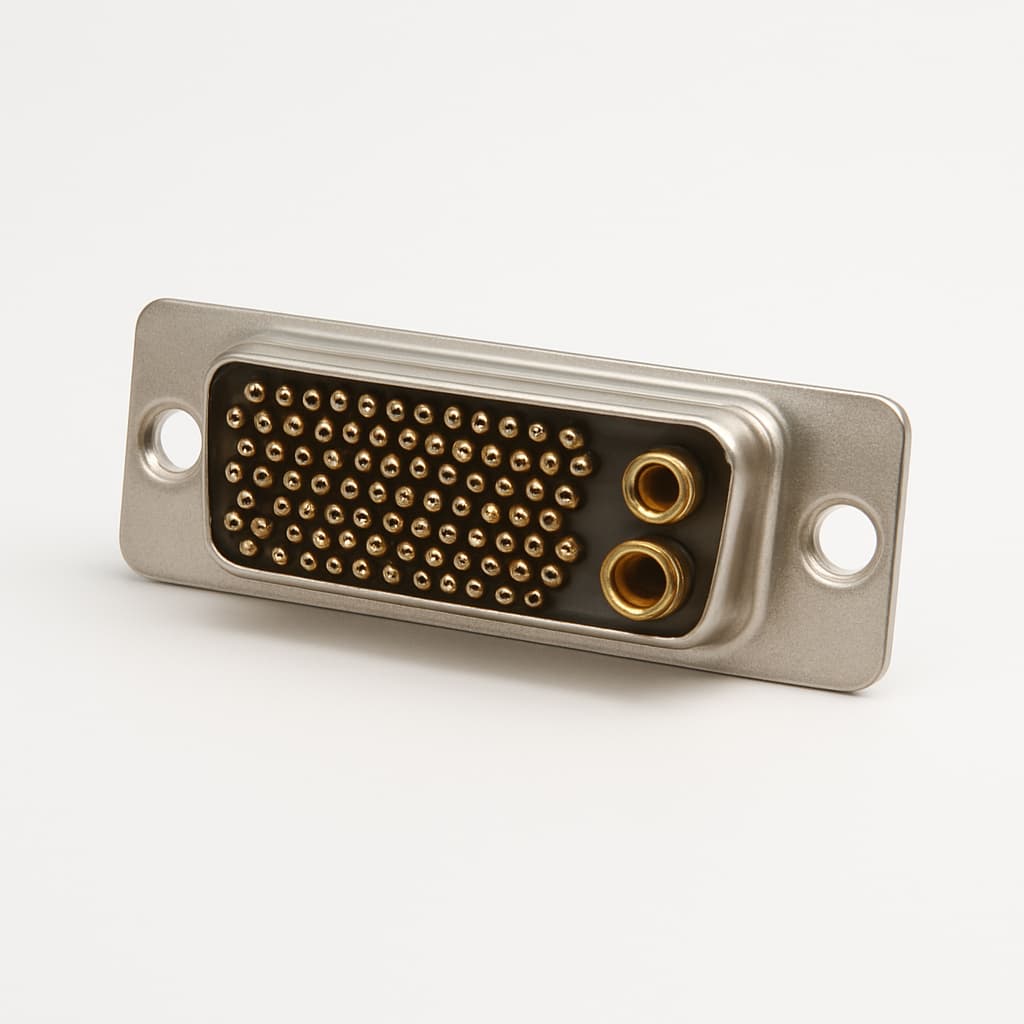 Molex / FCT 1731070116 (FM43W2PA-K120) D-SUB SDR 43W2 — illustrative AI-generated image