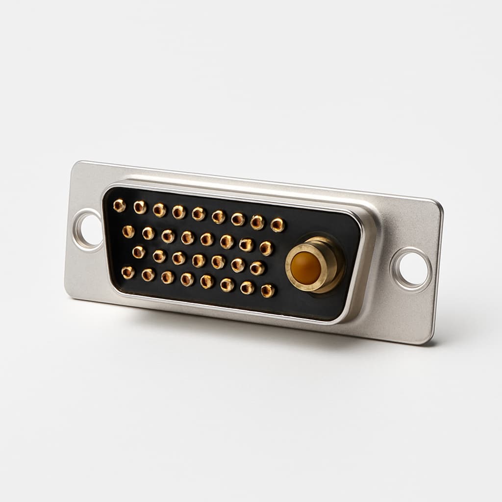 Molex / FCT 1731070117 (FM47W1PA-K120) D-Sub Connector — illustrative AI-generated image