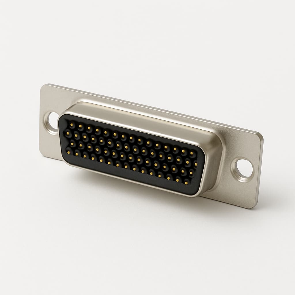 Molex / FCT 1731091974 (FM50S12-1081) D-Sub Receptacle — illustrative AI-generated image