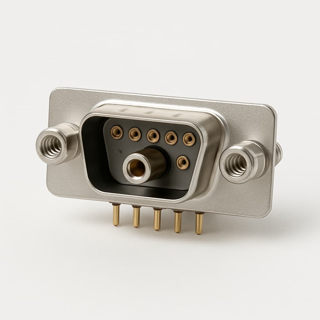 Molex / FCT 1731071281 (FM5W1P1A-K120) PC Plug 5W1 — illustrative AI-generated image