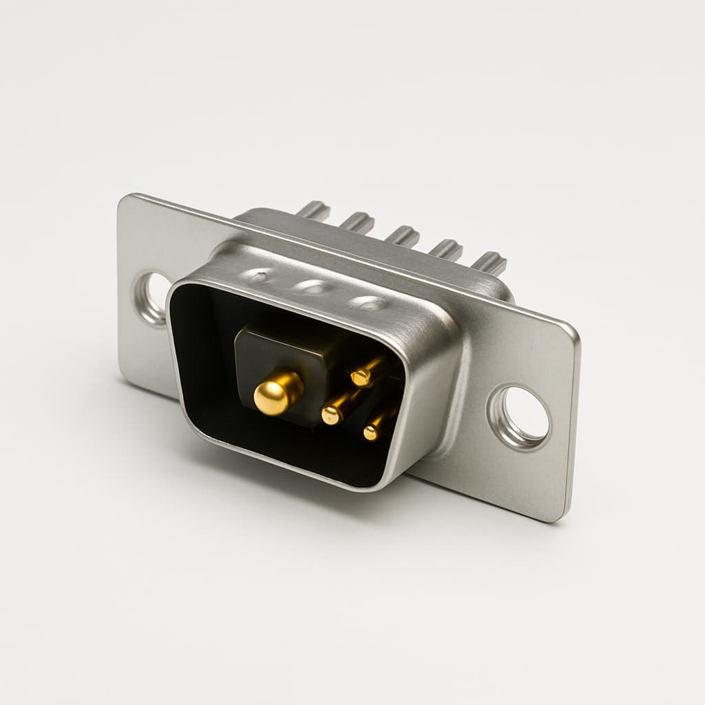 Molex / FCT 1731071284 (FM5W1P5A-K120) Plug 5W1 — illustrative AI-generated image