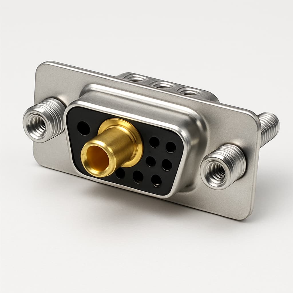 Molex / FCT 1731070115 (FM5W1PA-K120) D-SUB SDR 5W1 — illustrative AI-generated image