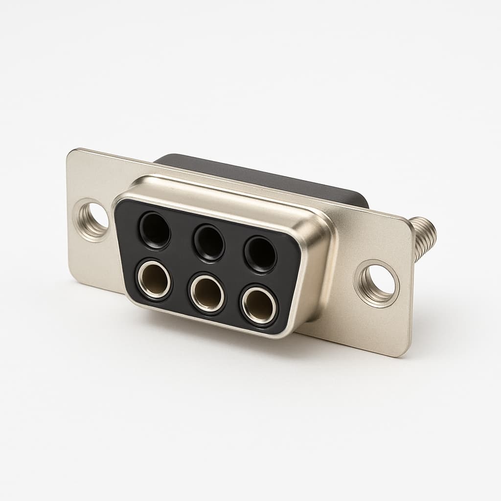 Molex / FCT 1731070367 (FM5W5S) ML D-SUB Receptacle 5W5 — illustrative AI-generated image