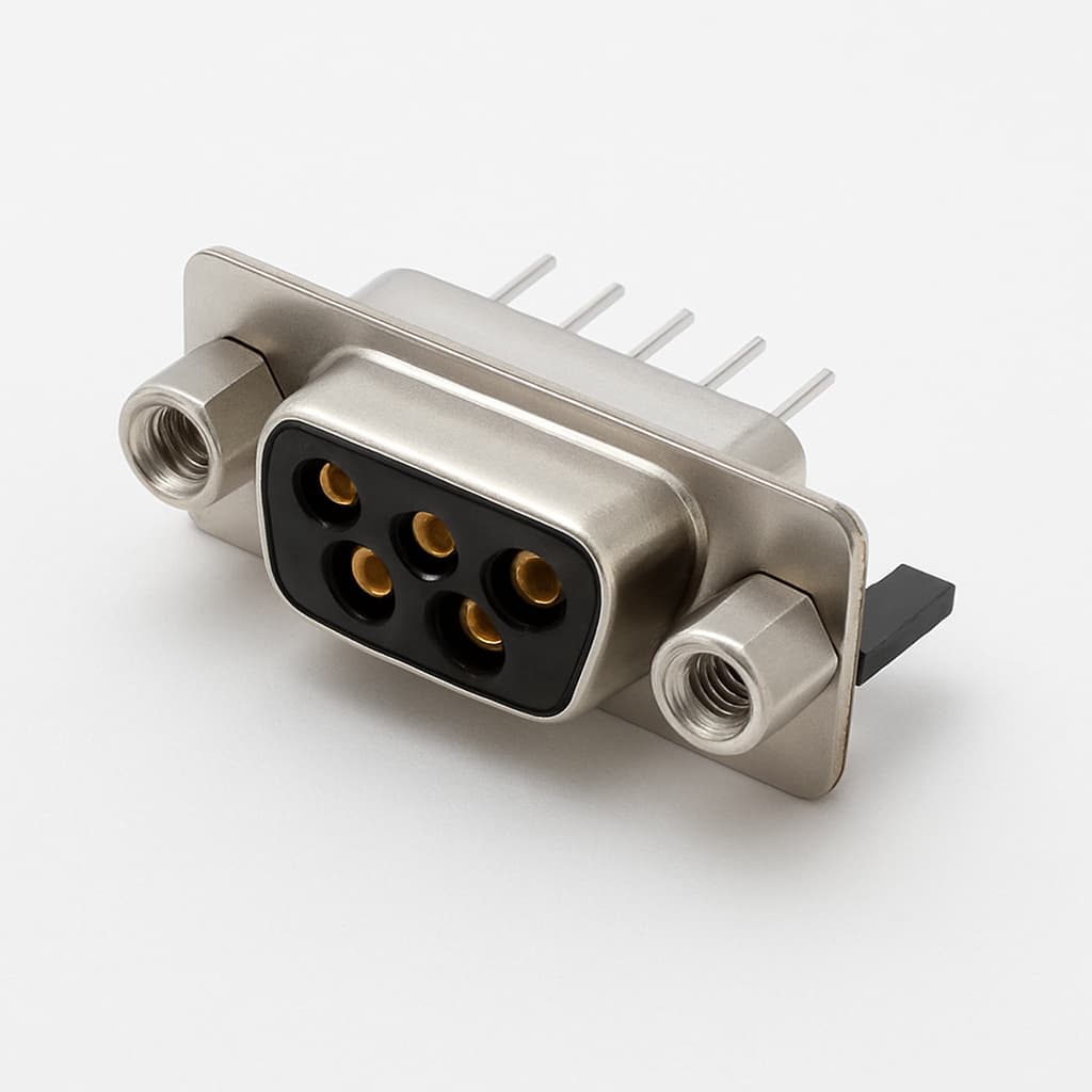 Molex / FCT 1731070644 (FM5W5S-2125) D-SUB Receptacle — illustrative AI-generated image