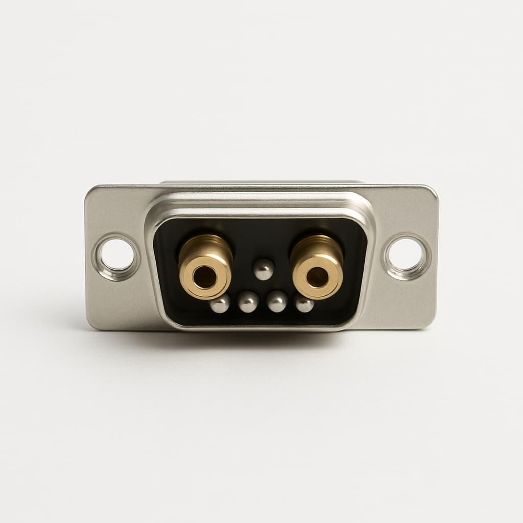 Molex / FCT 1731070618 (FM7W2P) D-Sub Plug 7W2 — illustrative AI-generated image