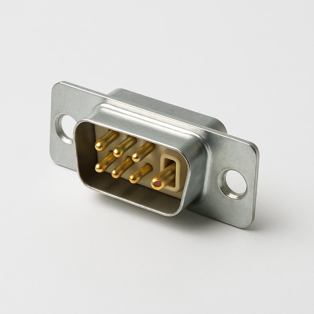 Molex / FCT 1731070668 (FM7W2P1-2378) D-Sub Plug — illustrative AI-generated image