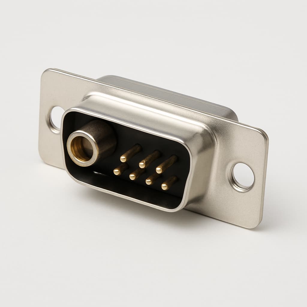 Molex / FCT 1731070371 (FM7W2P26-3456) D-Sub Plug 7W2 — illustrative AI-generated image