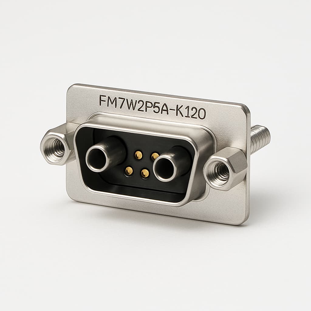 Molex / FCT 1731071283 (FM7W2P5A-K120) 7W2 PC Plug — illustrative AI-generated image