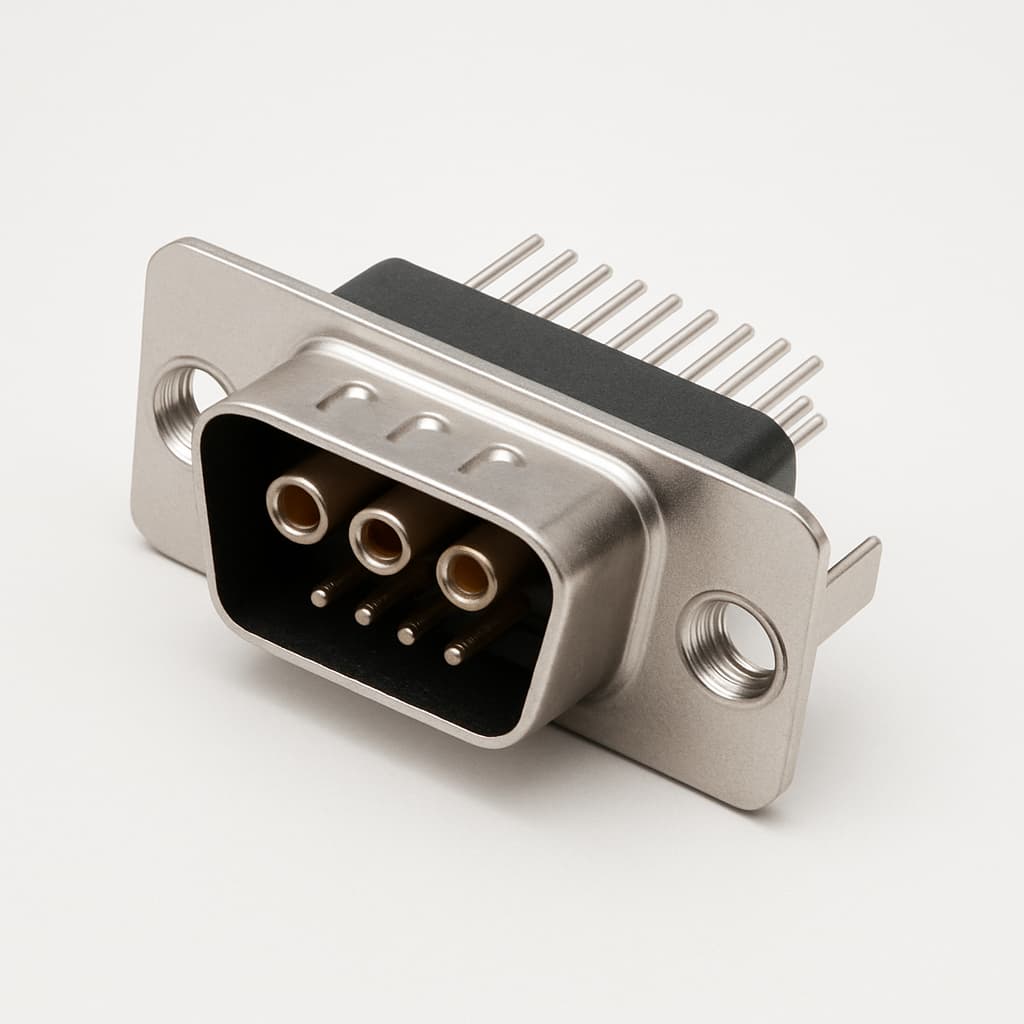 Molex / FCT 1731071309 (FM9W4P-0024) ML SDR Plug 9W4 — illustrative AI-generated image