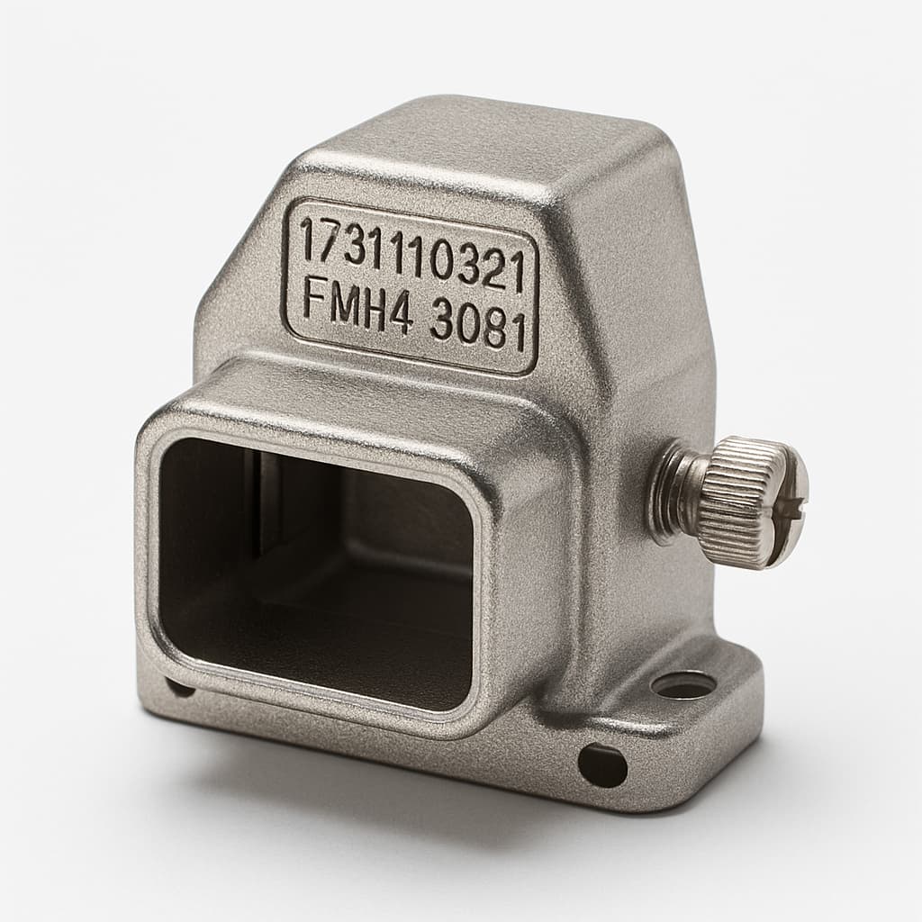 Molex / FCT 1731110321 (FMH4-3081) Hood — illustrative AI-generated image
