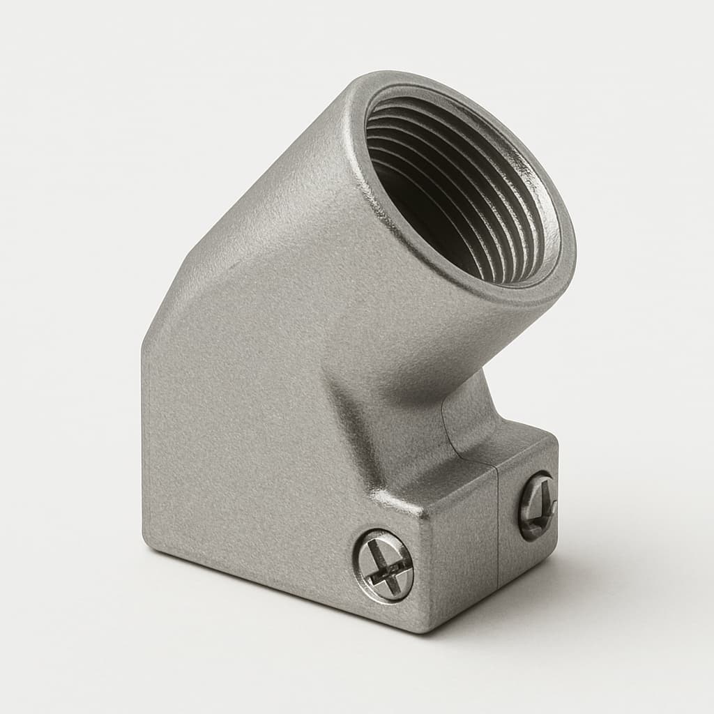 Molex / FCT 1731110491 (FMK2-K970) 45 Degree Hood — illustrative AI-generated image