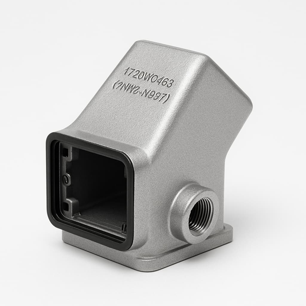 Molex / FCT 1731110163 (FMK2-K997) S2 45 DEG Hood — illustrative AI-generated image