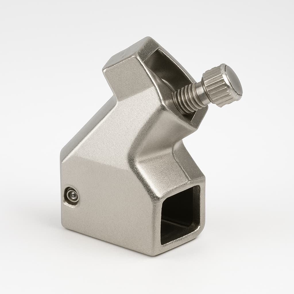 Molex / FCT 1731110079 (FMK4-K282) S4 45 DEG Metal Hood with Thumbscrew — illustrative AI-generated image