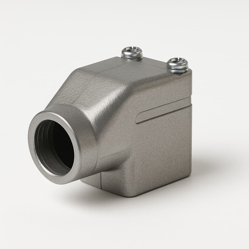 Molex / FCT 1731110487 (FMN4H) Hood S4 90 deg — illustrative AI-generated image