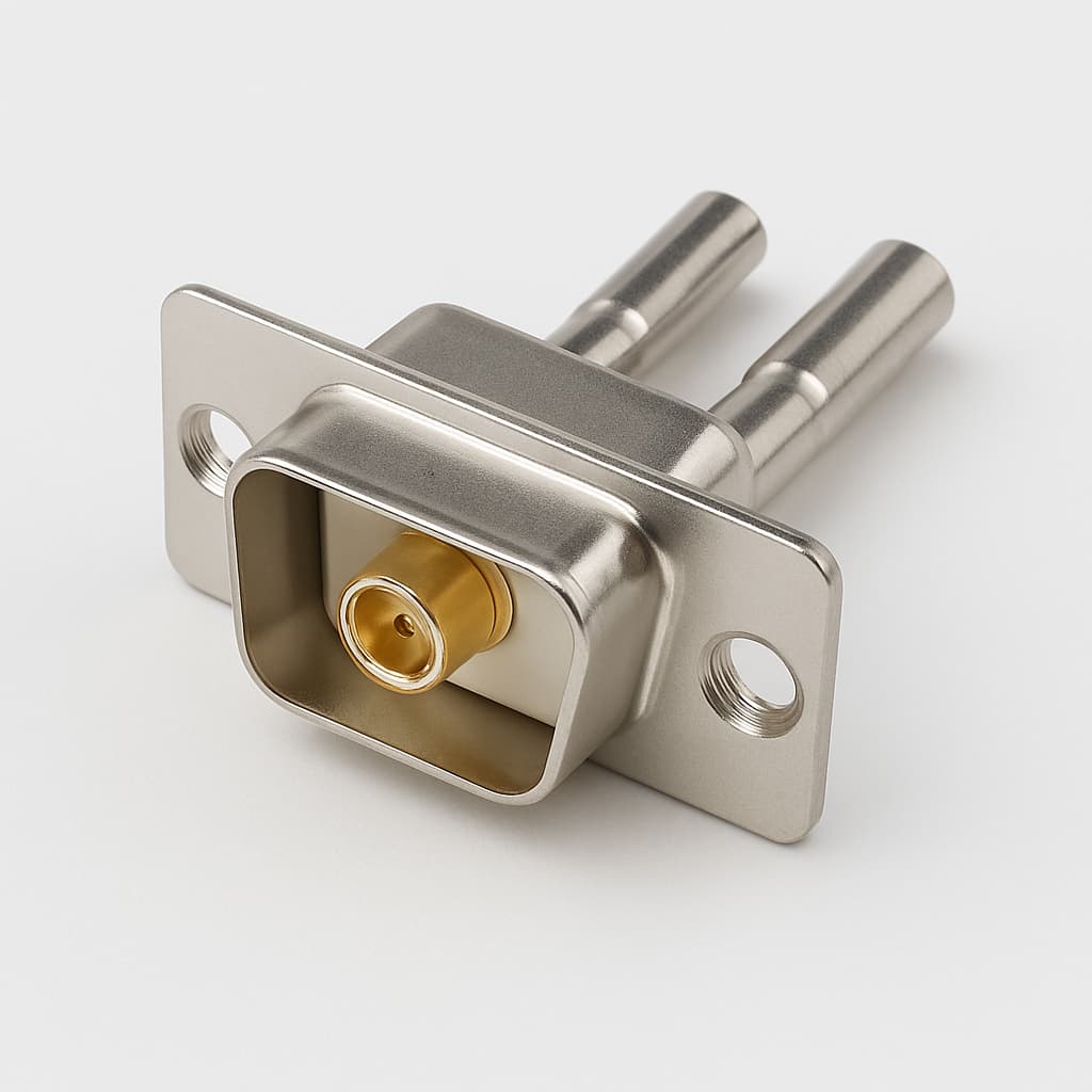 Molex / FCT 1731120468 (FMS016P102) D-Sub Coaxial Crimp/Crimp — illustrative AI-generated image
