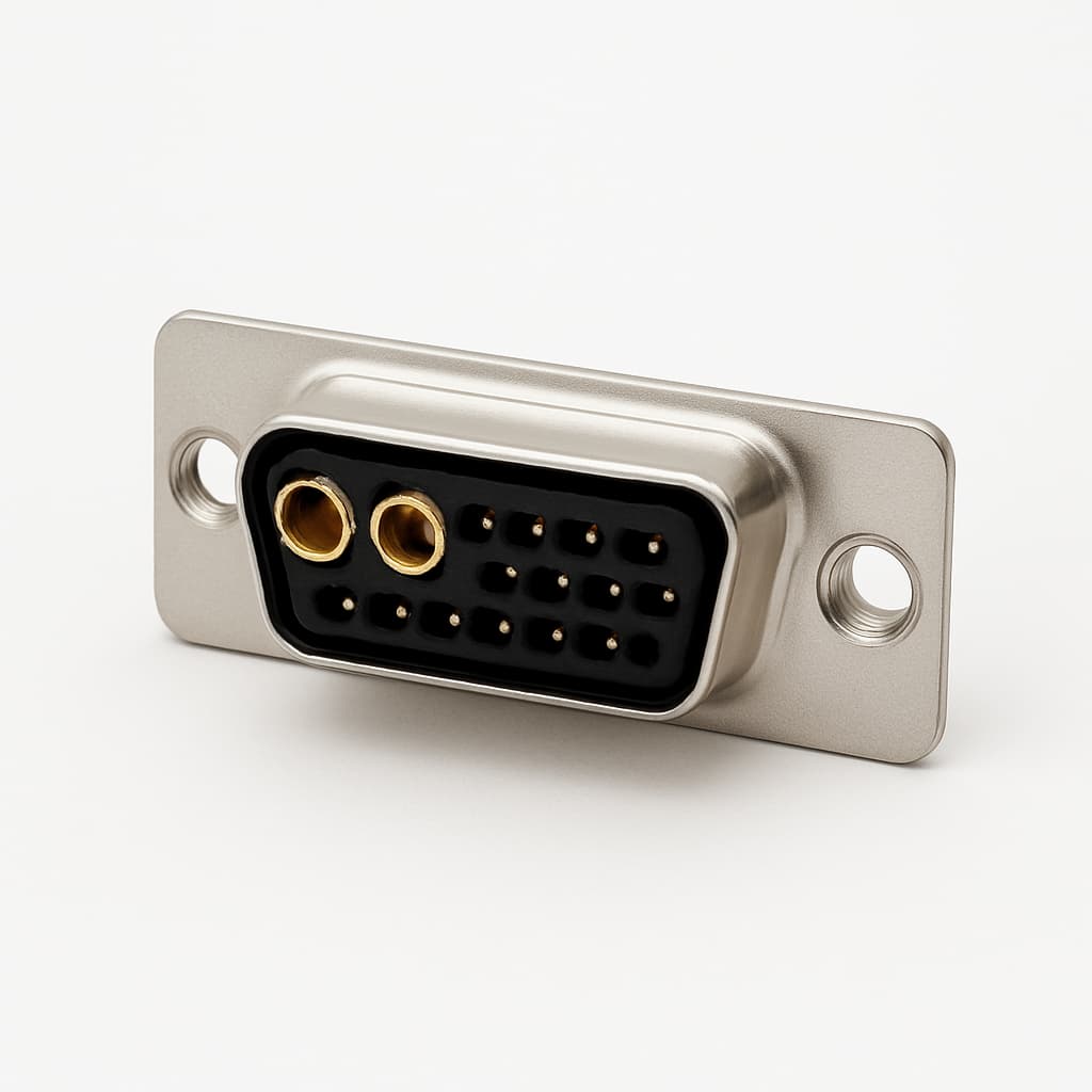 Molex / FCT 1731070129 D-Sub SDR 13W3 Connector — illustrative AI-generated image