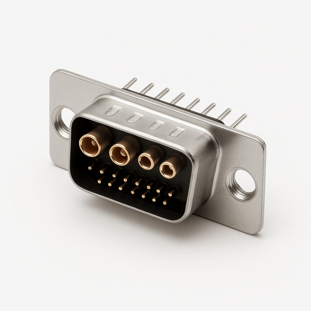 Molex / FCT 1731070133 (FMT17W5PA-K120) D-Sub Connector — illustrative AI-generated image