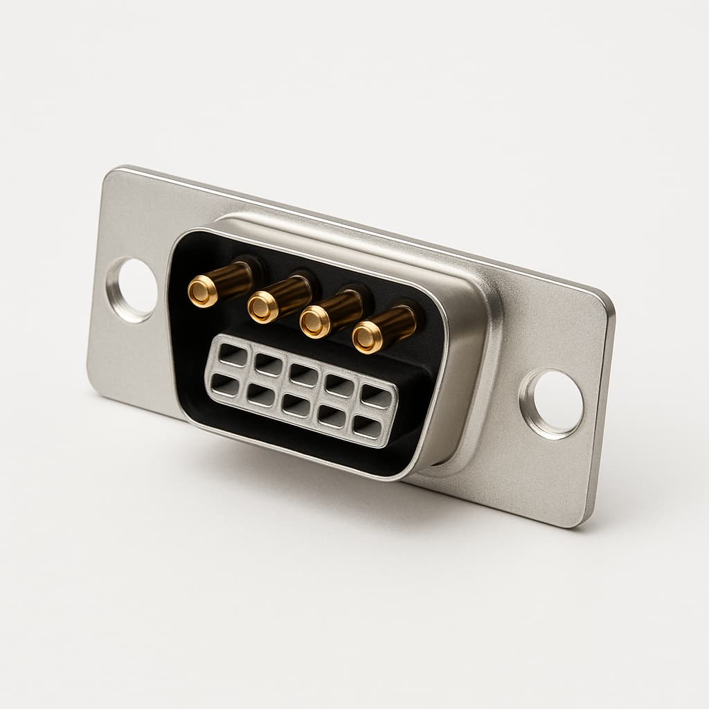 Molex / FCT 1731070148 (FMT17W5SA-K121) D-Sub Connector — illustrative AI-generated image