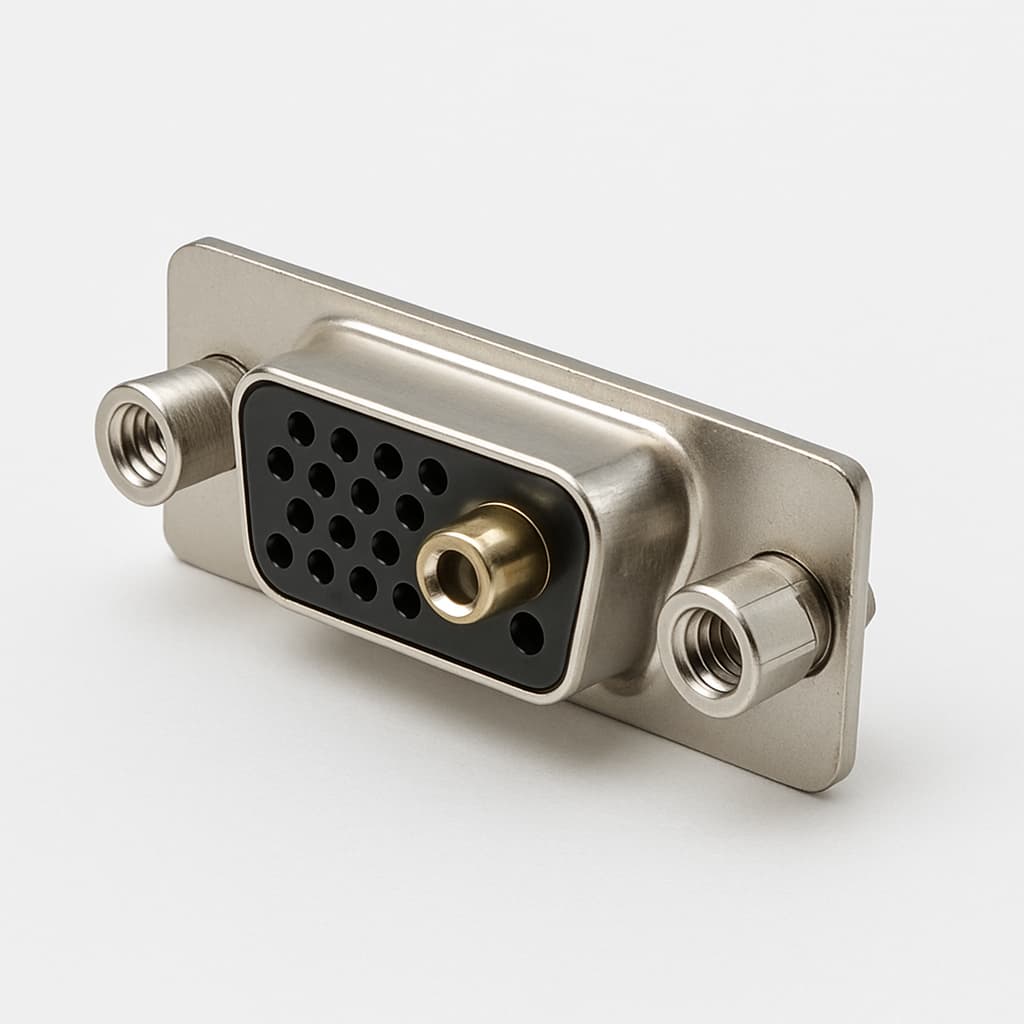 Molex / FCT 1731070146 (FMT21W1SA-K121) D-Sub SDR 21W1 Connector — illustrative AI-generated image