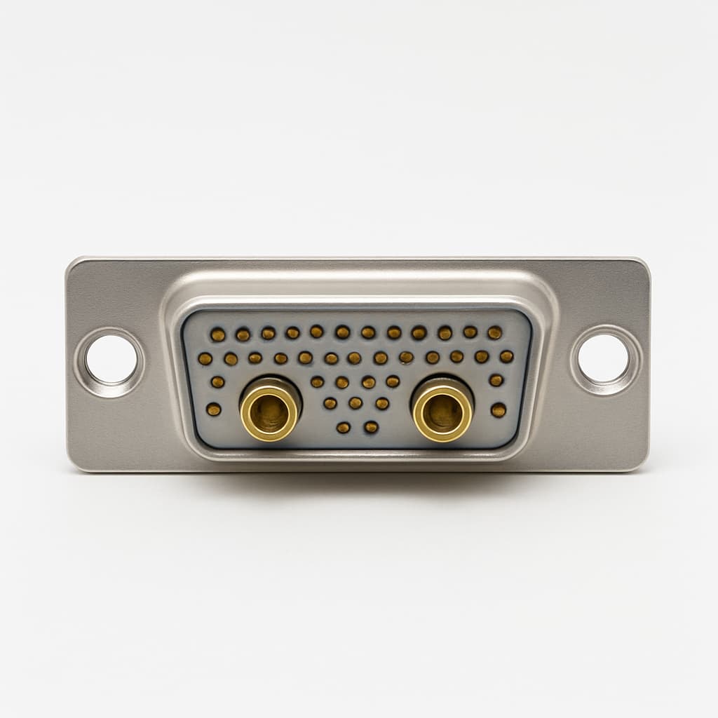 Molex / FCT 1731070136 (FMT27W2PA-K120) D-Sub 27W2 Connector — illustrative AI-generated image