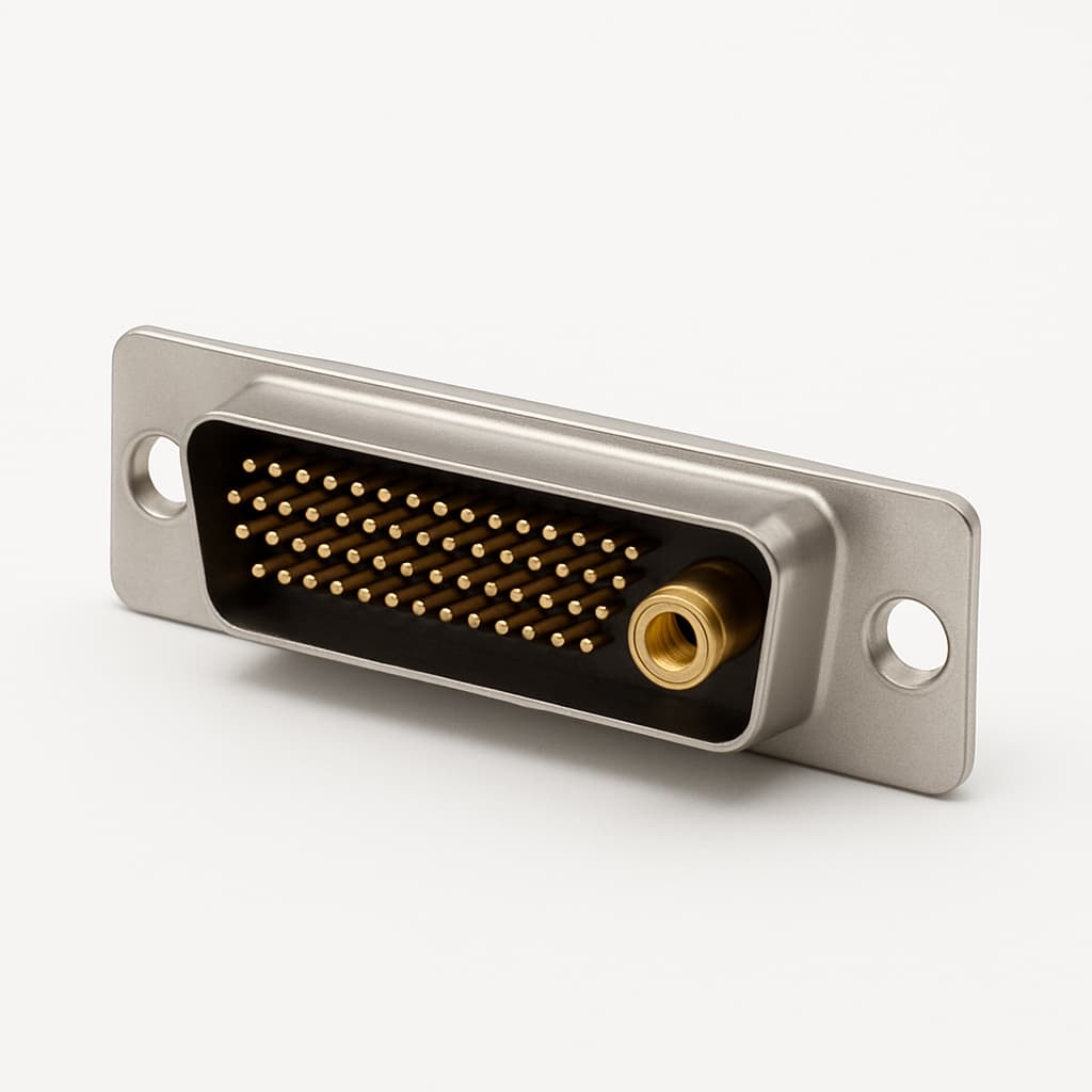 Molex / FCT 1731070154 (FMT47W1SA-K121) D-Sub SDR 47W1 — illustrative AI-generated image