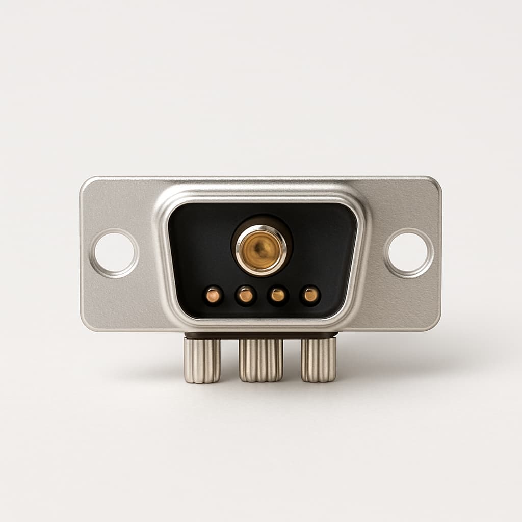 Molex / FCT 1731070125 (FMT5W1PA-K120) D-Sub SDR 5W1 Connector — illustrative AI-generated image
