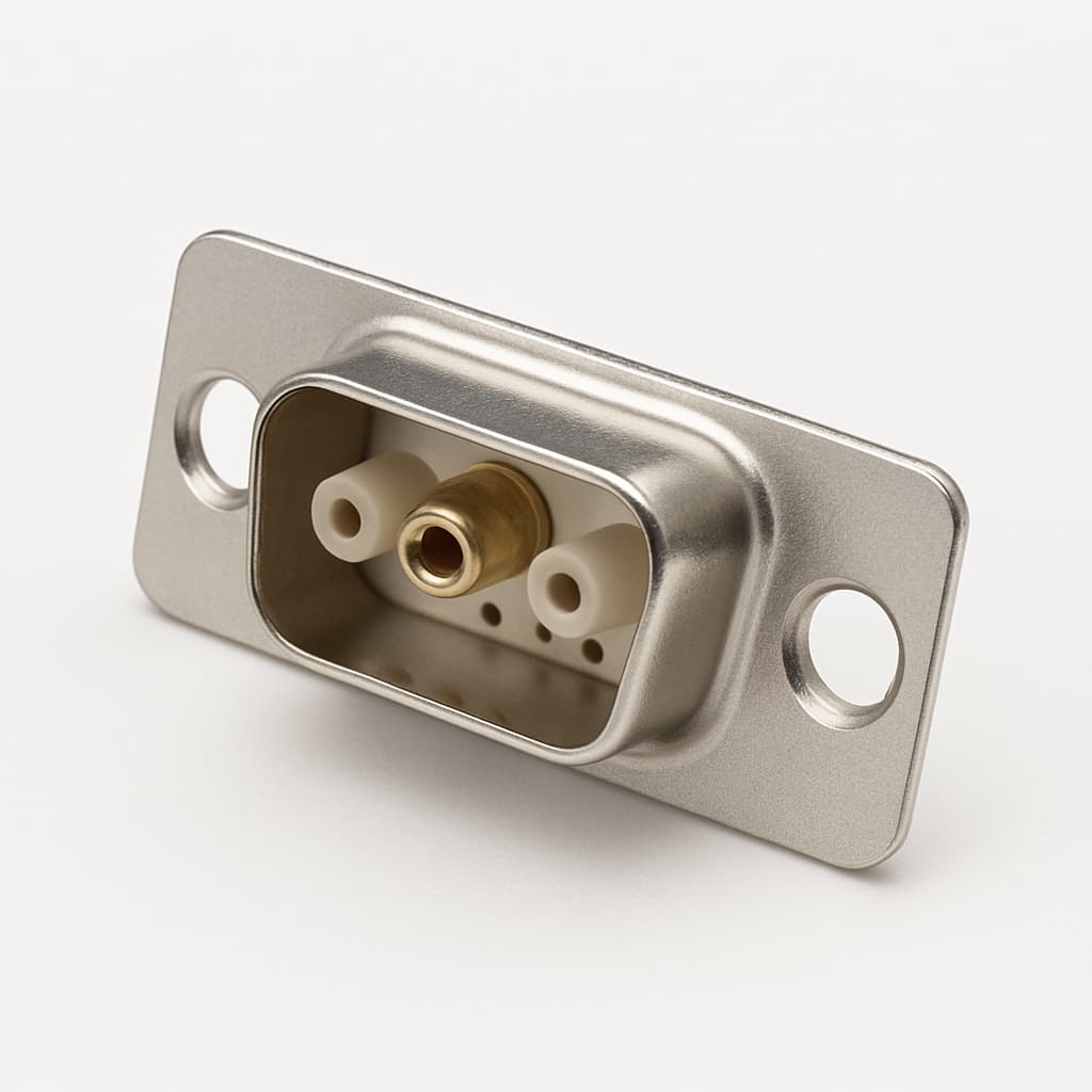 Molex / FCT 1731070140 (FMT5W1SA-K121) D-SUB SDR 5W1 Connector — illustrative AI-generated image